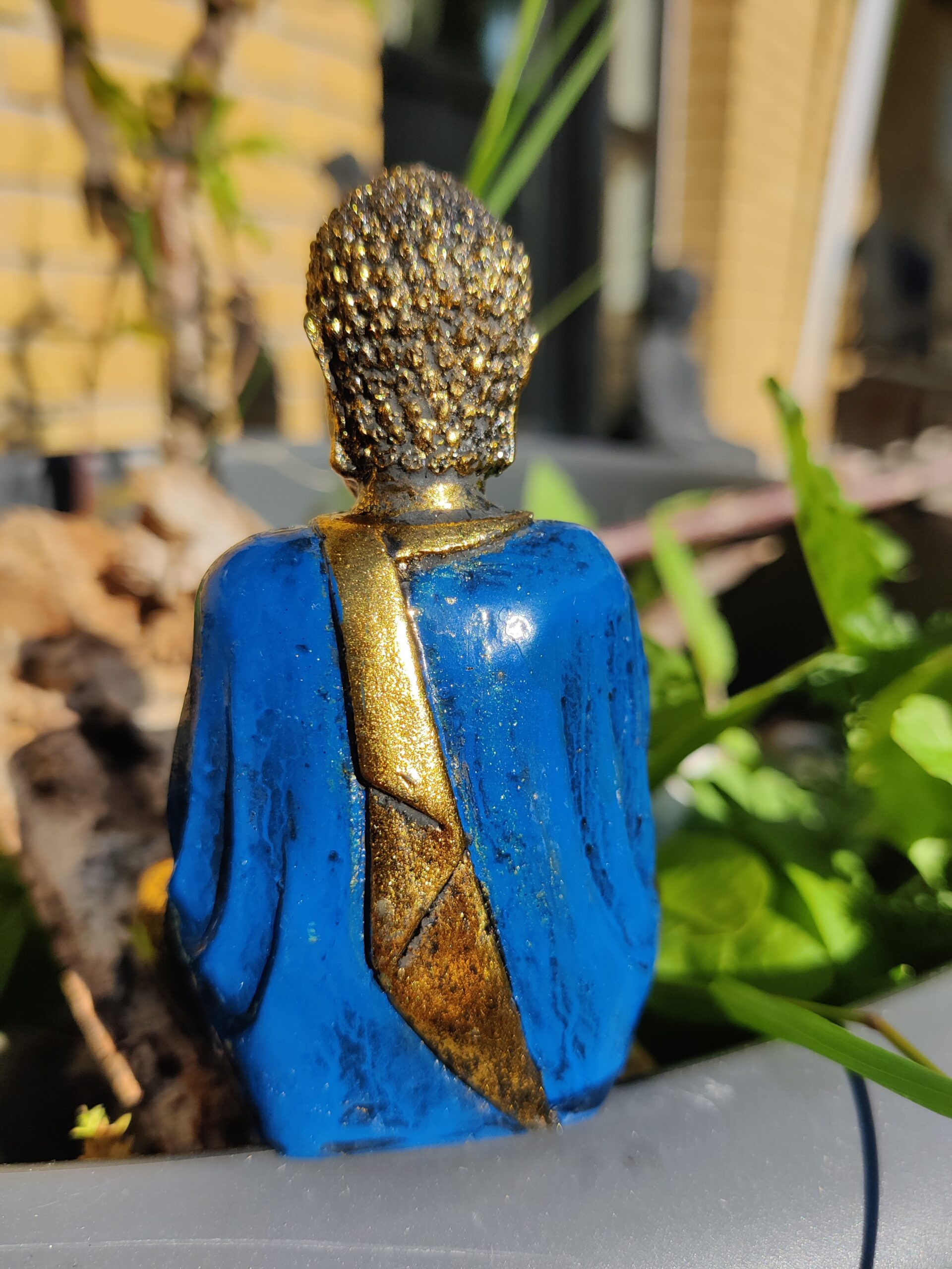 Lille Blå og Guldmalet Buddha - Visdom