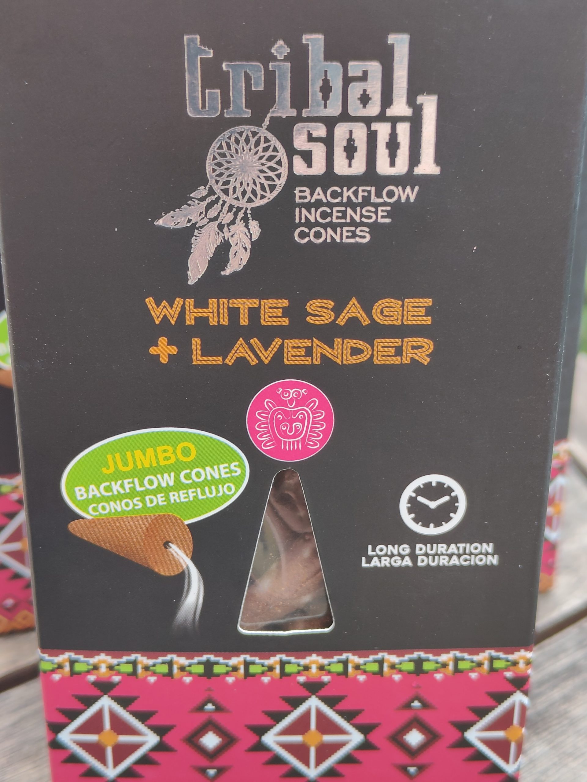 Tribal Soul Backflow kegler - Hvid Salvie og Lavendel
